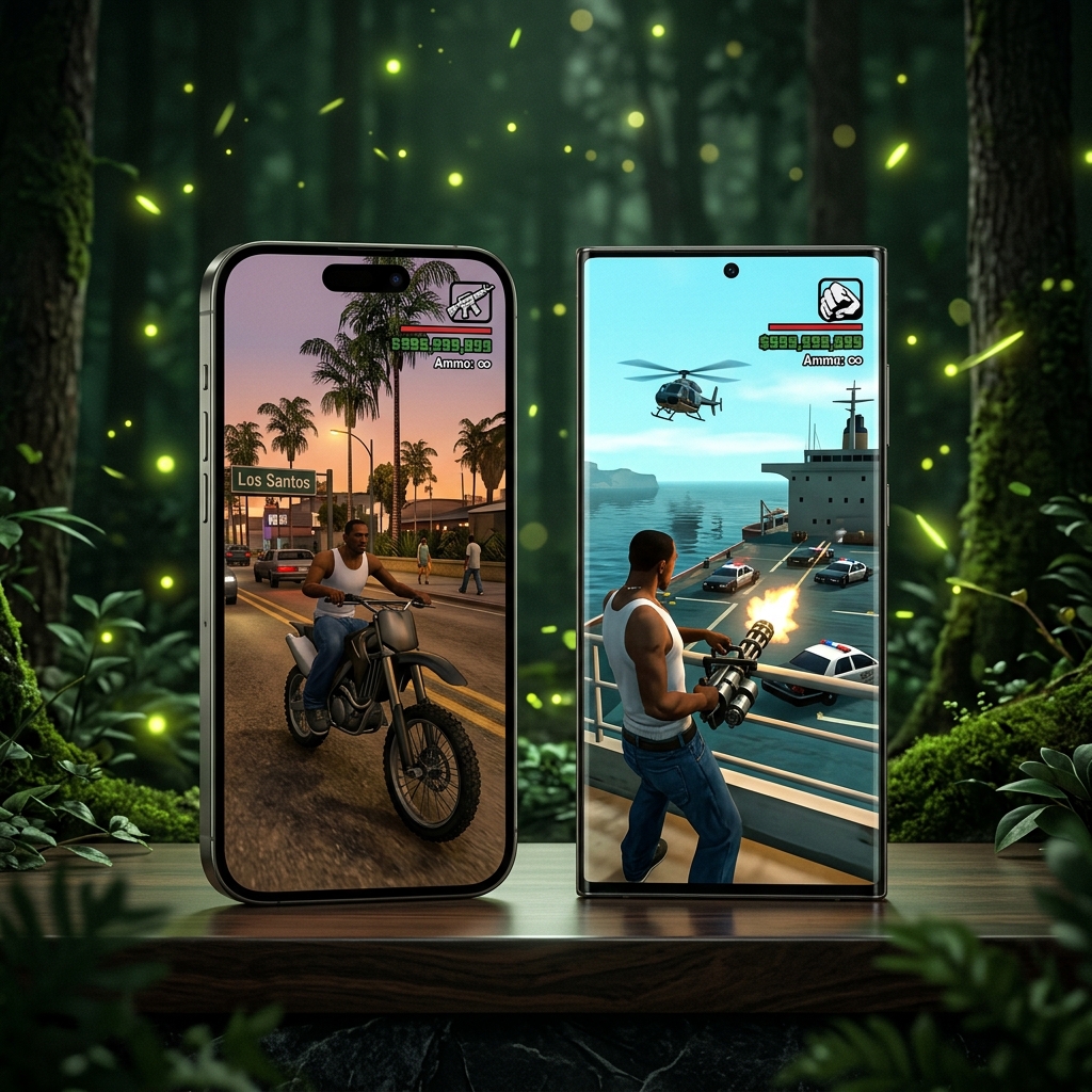 GTA SA Mod features - unlimited money, weapons, vehicles, HD graphics